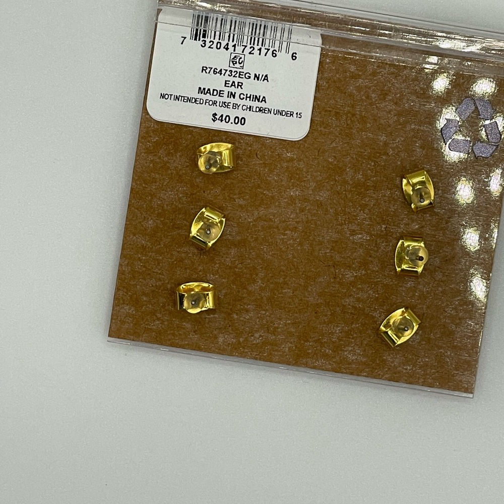 NWT RACHEL Rachel Roy Set of 3 Pair Stud Earrings - Picture 3 of 3